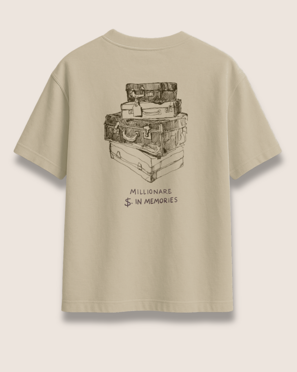 CRUISIN' BEIGE TEE