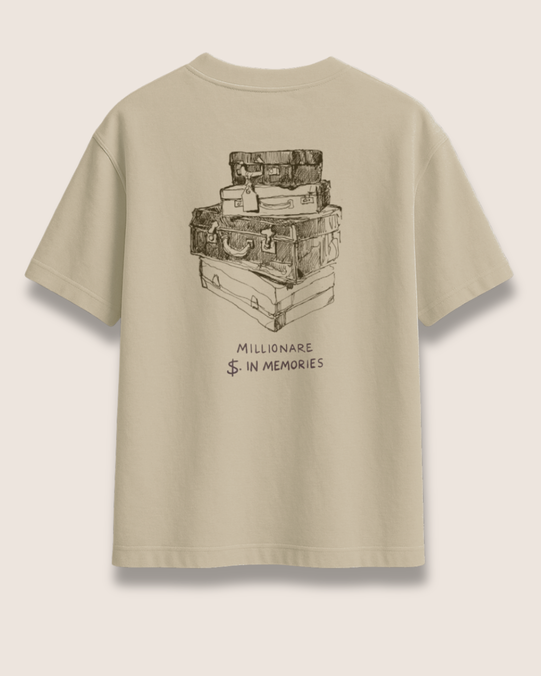 CRUISIN' BEIGE TEE