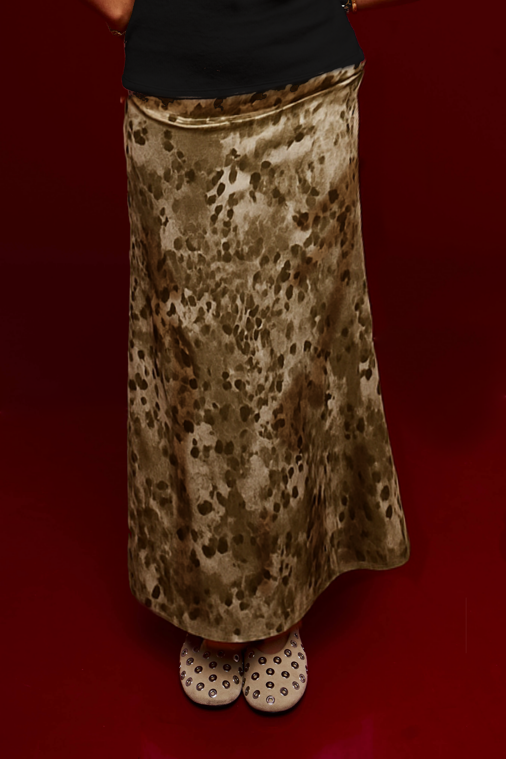 MACCHIA GREEN SKIRT